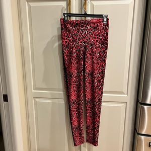 CycleBar Emily Hsu Designs Animal Print Workout Leggings